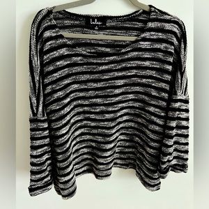 Black and white striped t shirt